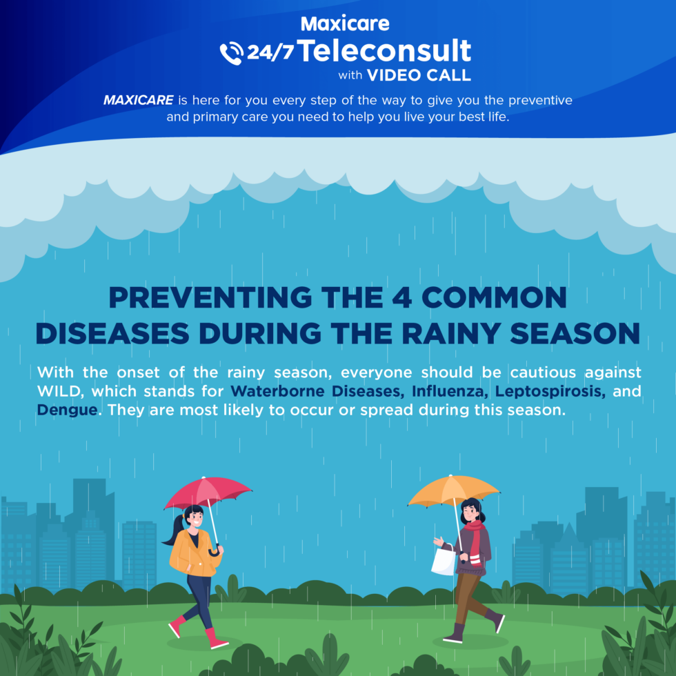 Preventing the four most common diseases during the rainy season ...